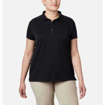 Columbia Ženske Polo Majice - PFG Innisfree Short Sleeve Plus Size Crne | IKVU-45623